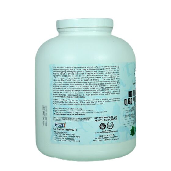 Bio Vegan Protein Oligo Peptide 1Kdalton (Natural Tulasi -Fennel flavour) - Image 3