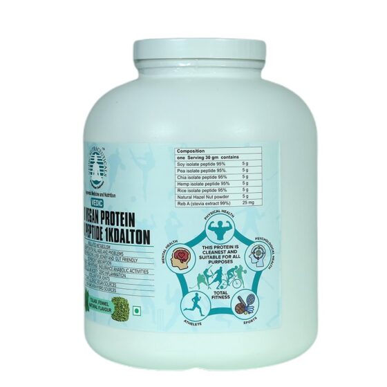 Bio Vegan Protein Oligo Peptide 1Kdalton (Natural Tulasi -Fennel flavour) - Image 2